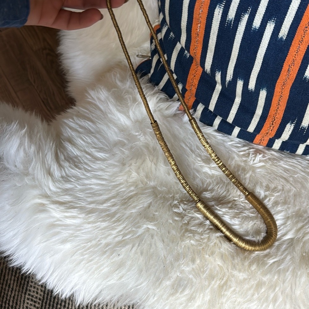 Anthropologie Serefina bronze necklace